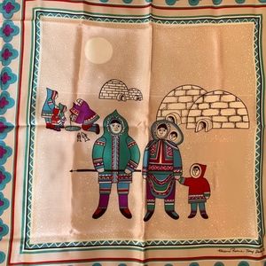 Skemo Square Scarf Eleanor Torry Paine Tribal 26"